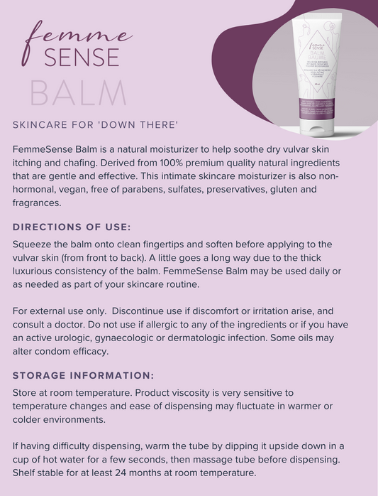 FemmeSense Vulva Balm 60ml