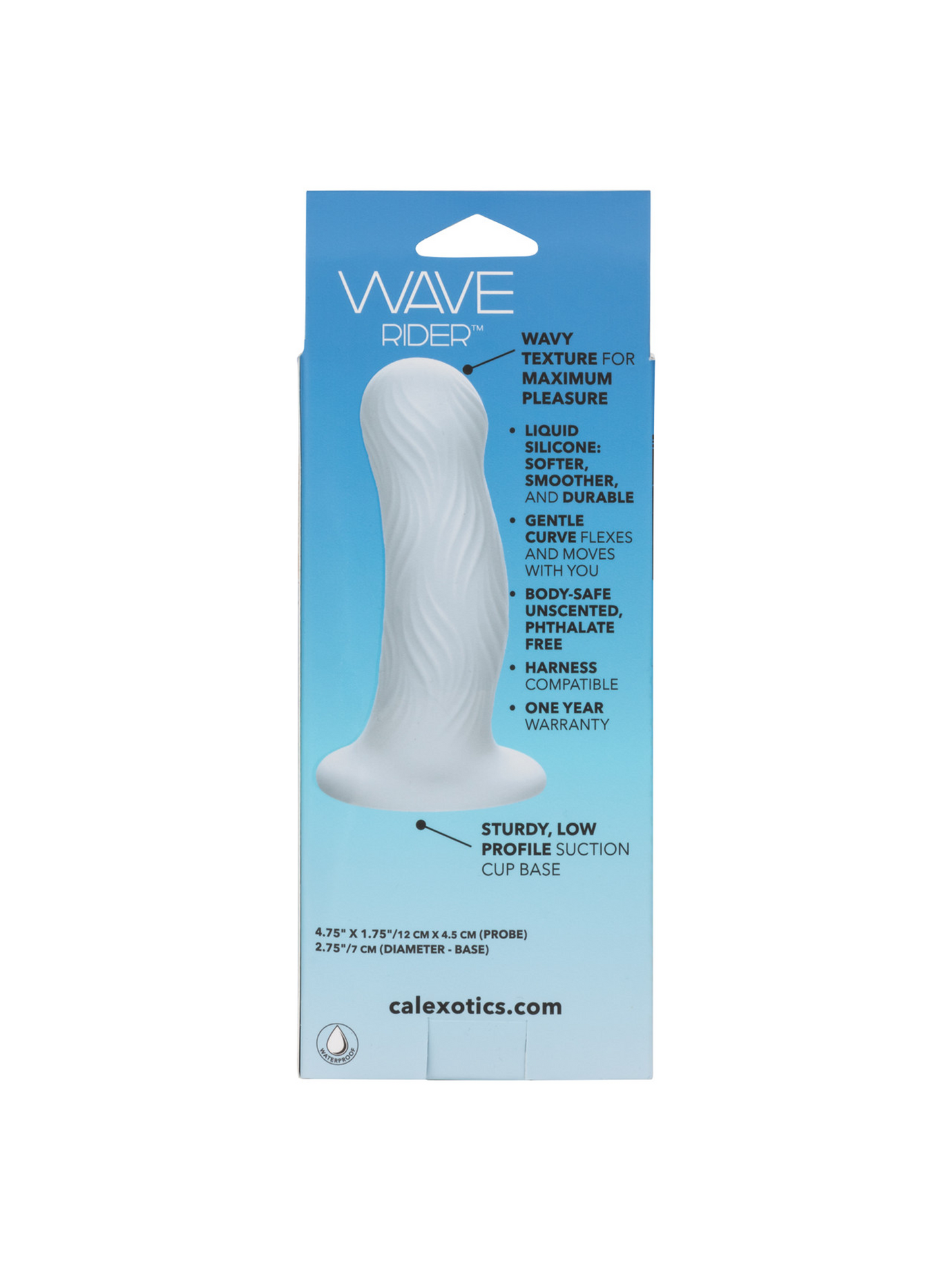 Wave Rider Foam packaging from back