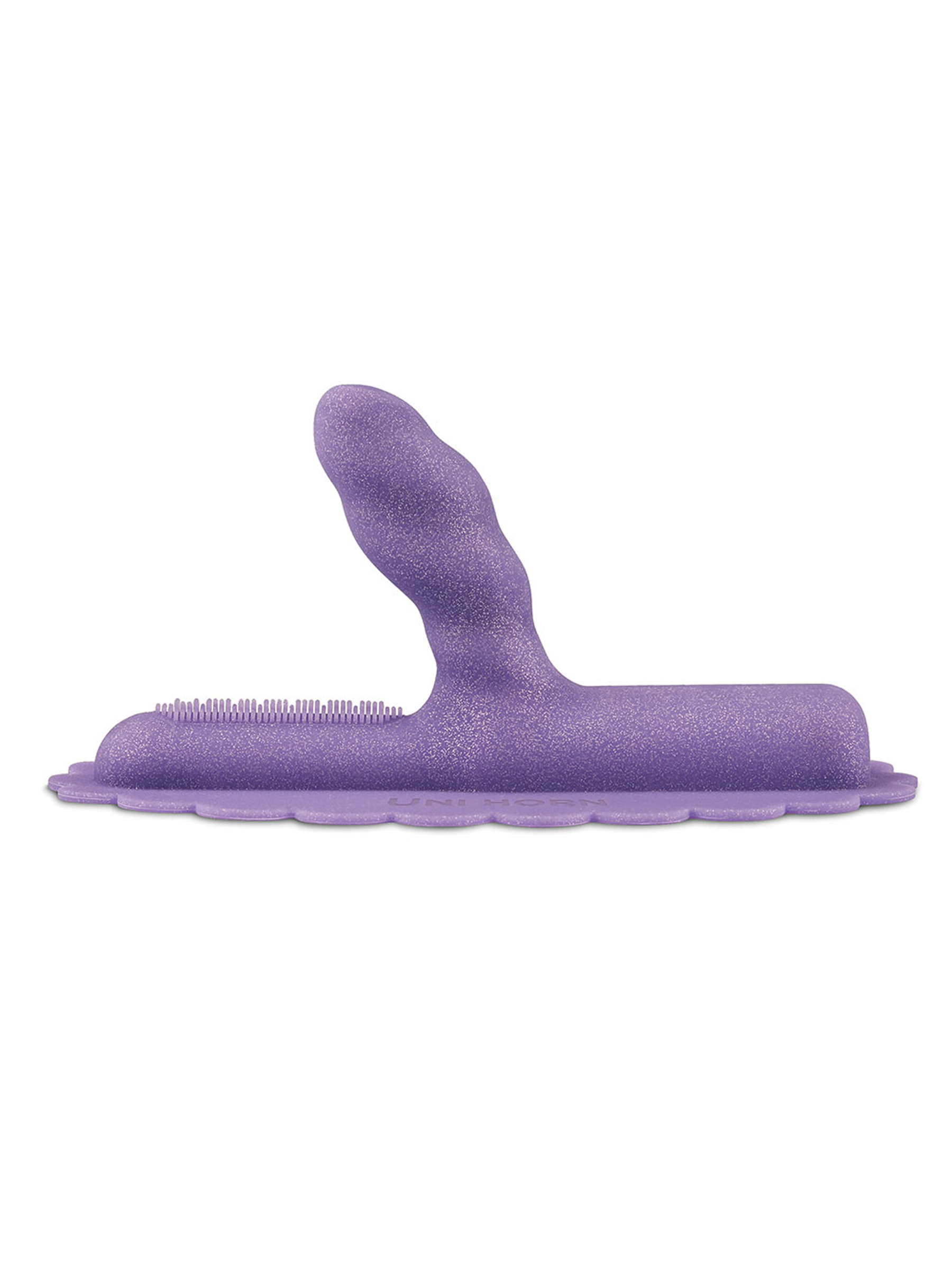 Unihorn silicone attachment for sex machine