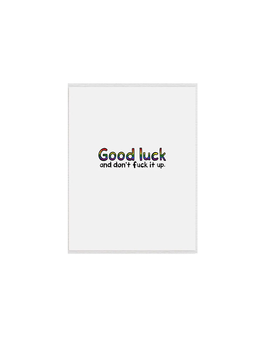 Good Luck Greeting Card