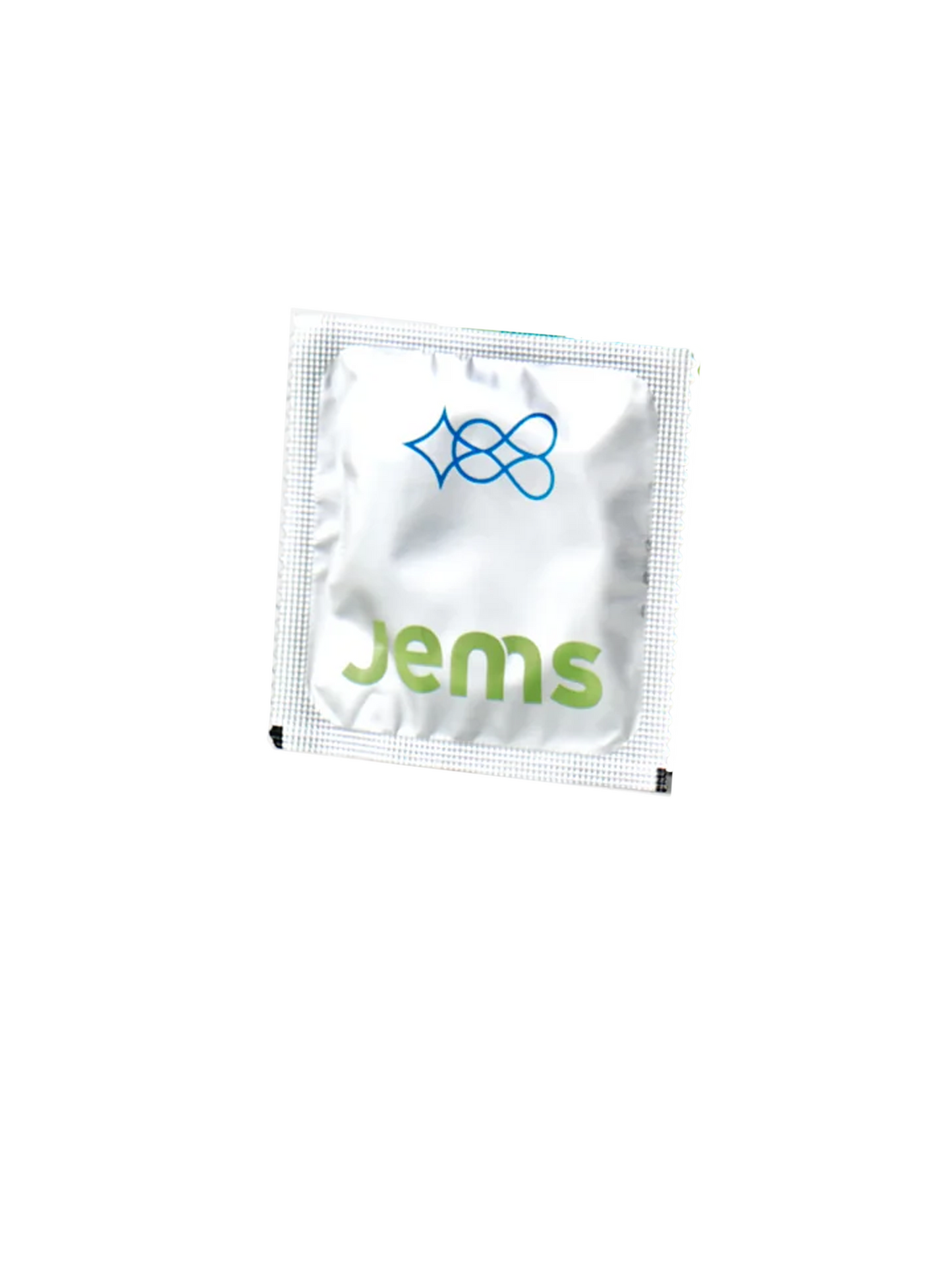 Jems Latex Condoms single condom with silver foil