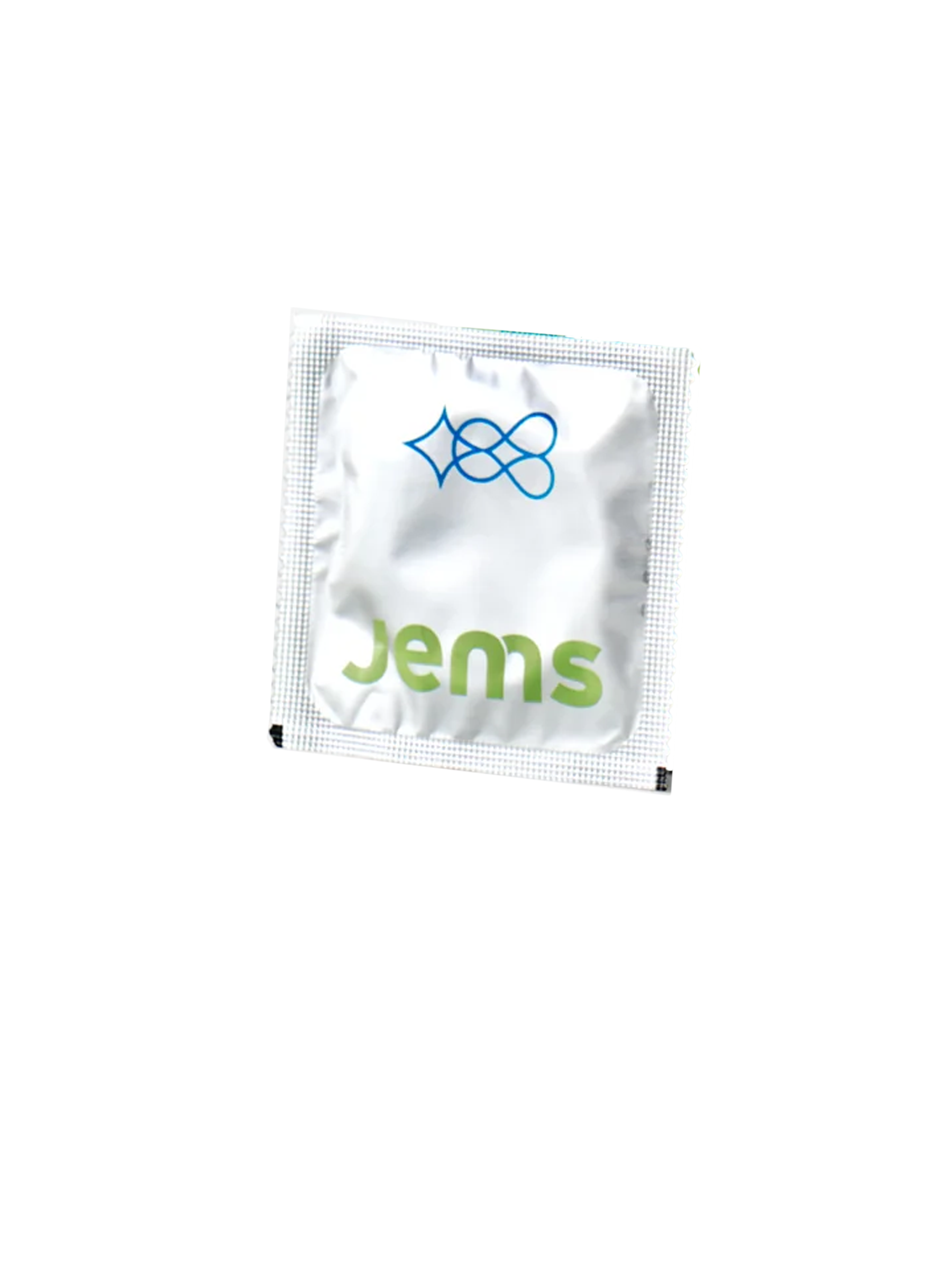 Jems Latex Condoms single condom with silver foil