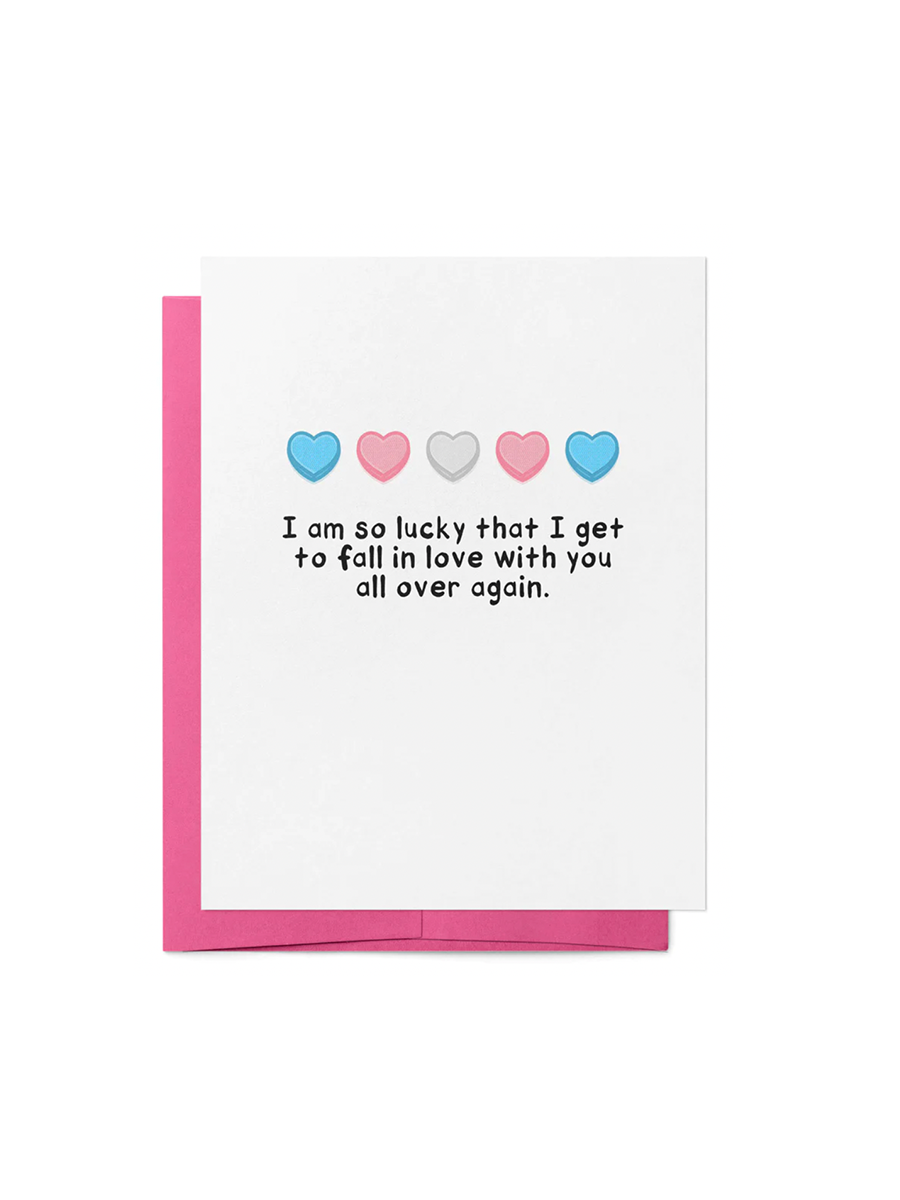 I Am So Lucky...Greeting Card