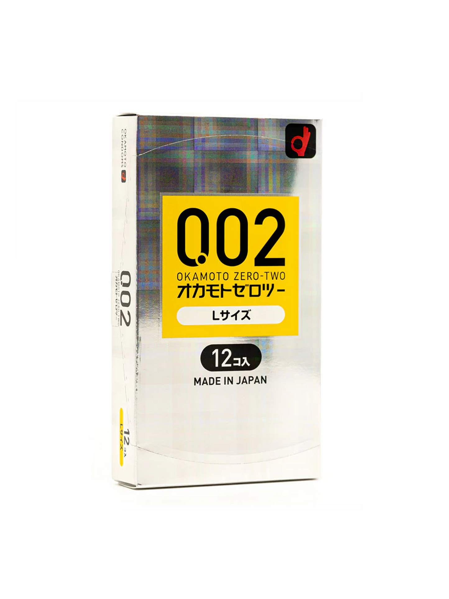 Okamoto 002 Large Non-Latex Condoms 12 Pack