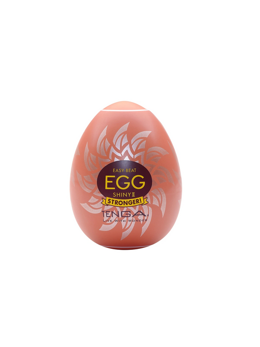 Tenga Egg Sleeve Shiny II with Brown Exterior