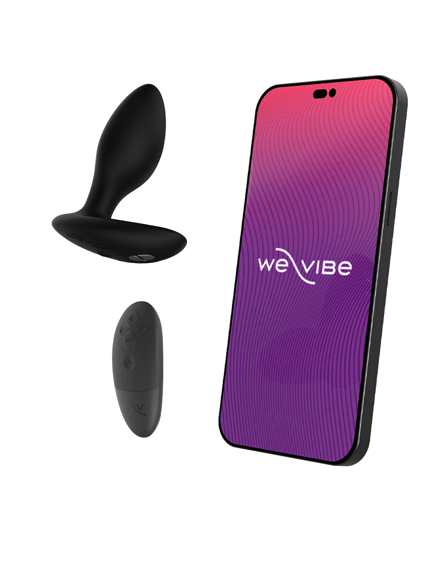 We-Vibe Ditto+ Vibrating Plug in Black with app