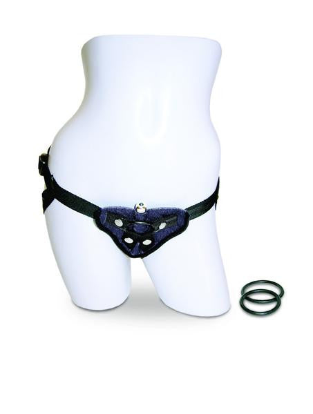  Sportsheets Velvet Strap-On Harness - Come As You Are