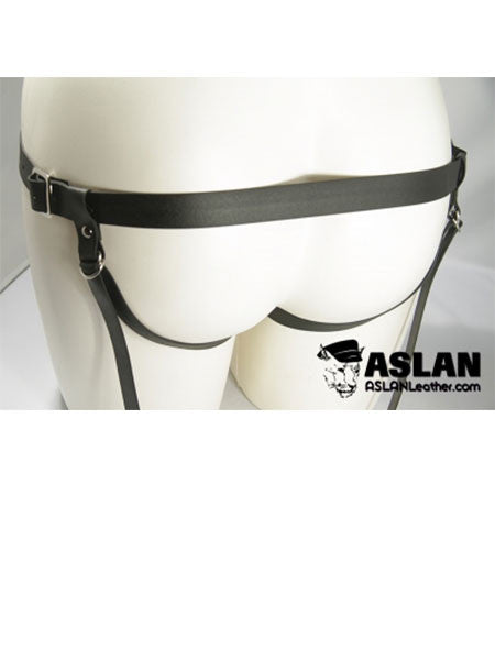 Aslan Leather Vegan Commando Harness back - Come As You Are