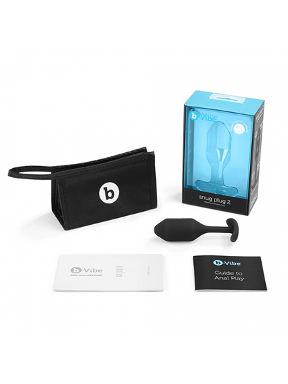 b-Vibe Snug Plug 2 with accessories - Come As You Are