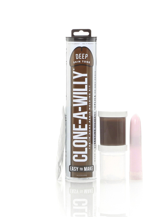 Clone-A-Willy Vibrating Molding Kit Chocolate - Come As You Are