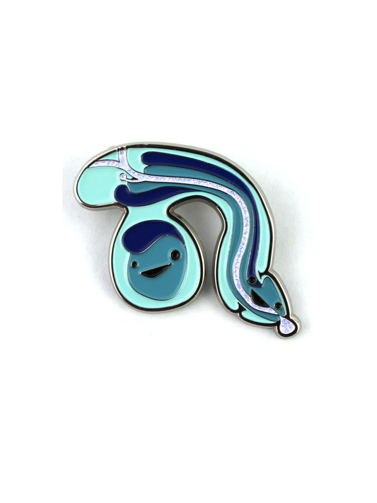 I Heart Guts Penis & Testicle Pin Detail