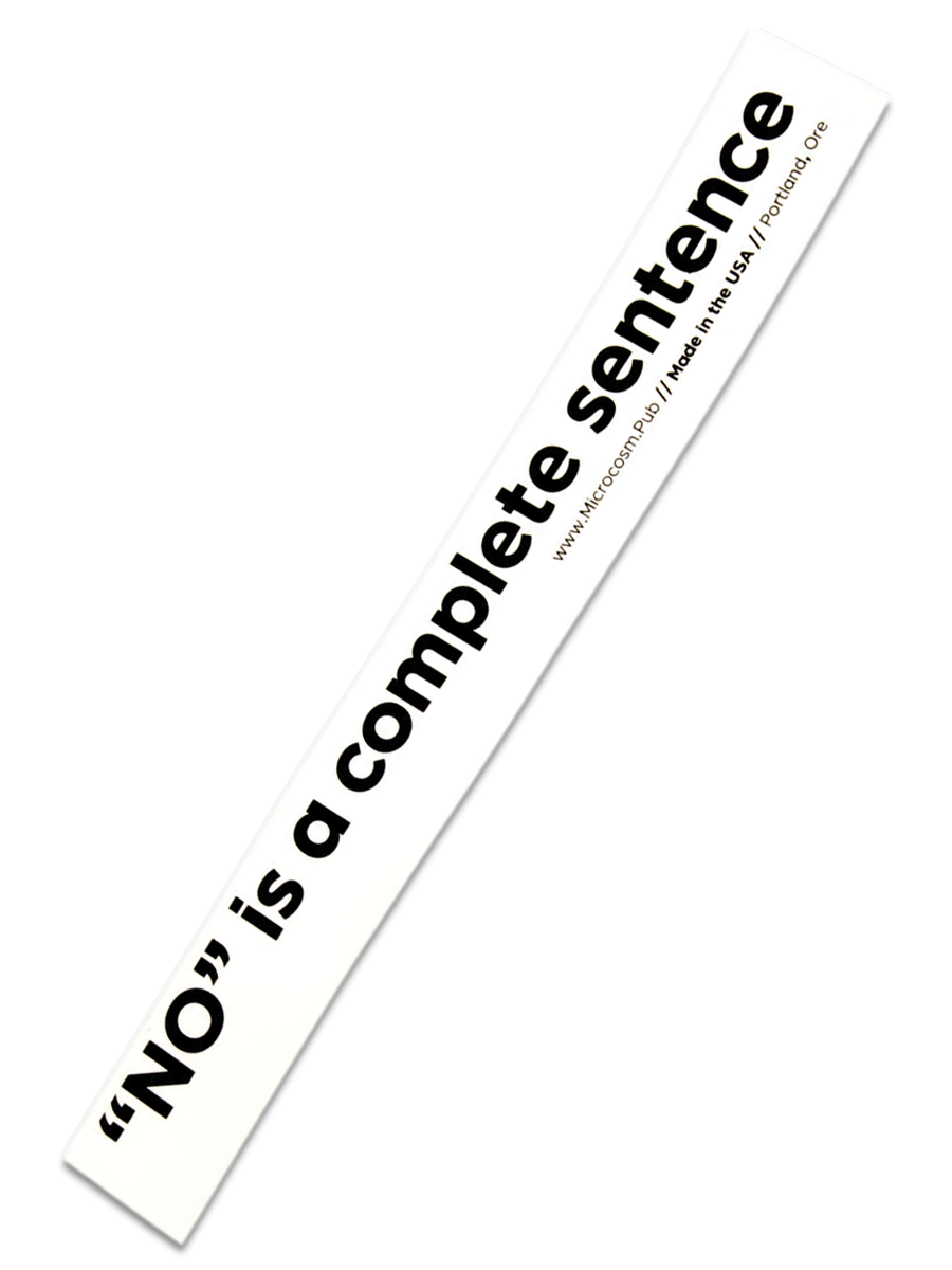 No is a Complete Sentence Sticker