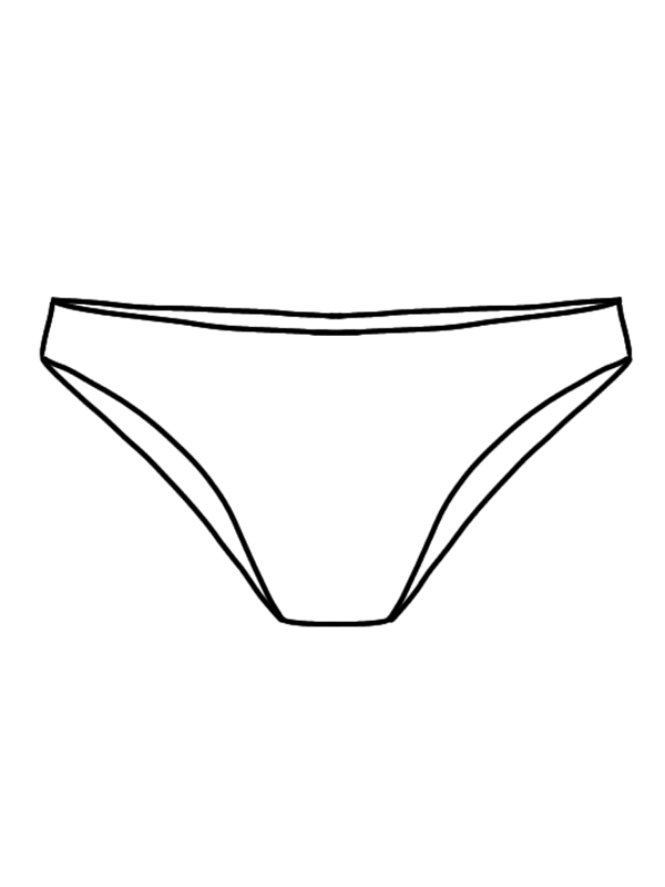 Origami Cheeky Mesh Gaff Outline - Come As You Are