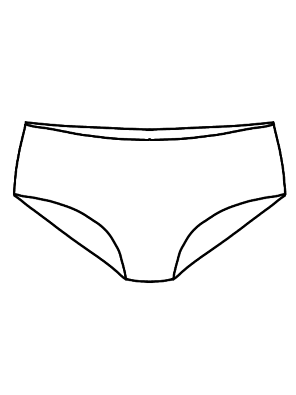 Origami Hipster Mesh Gaff Outline - Come As You Are