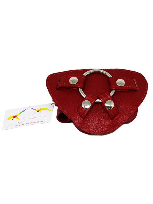 Unicorn Collaborators Garment Leather Harness Red