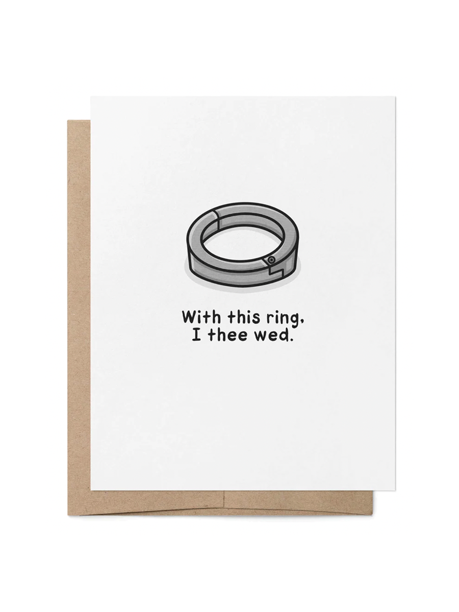 With This Ring Card