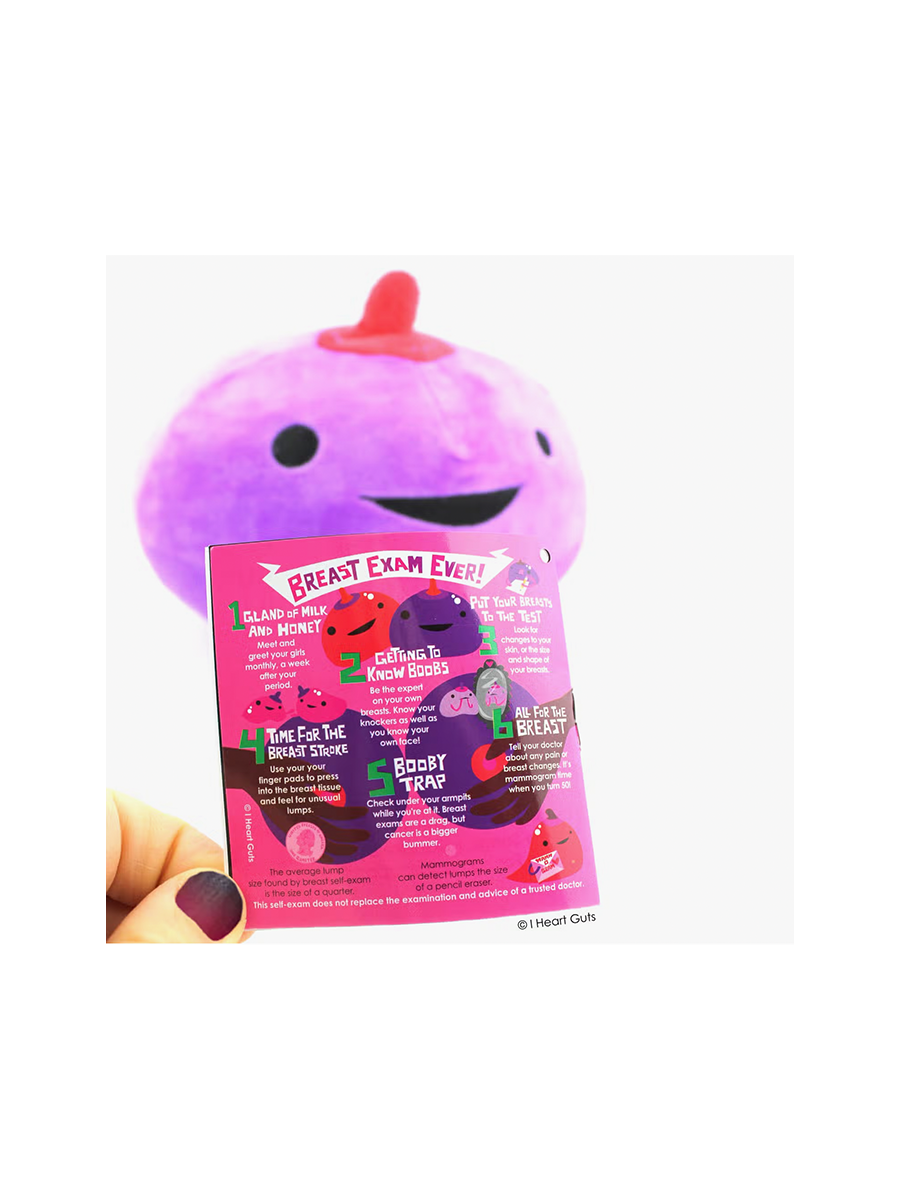 I Heart Guts Breast & Mammary Plush with Booklet