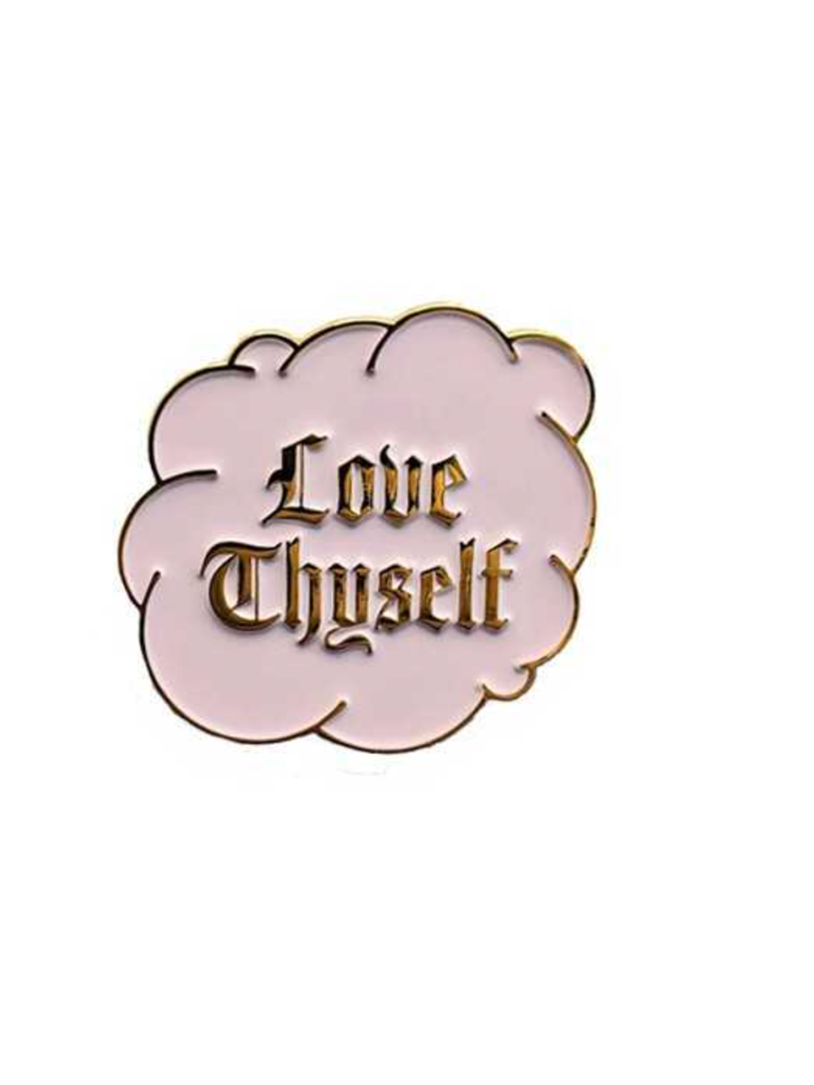 Love Thyself pin