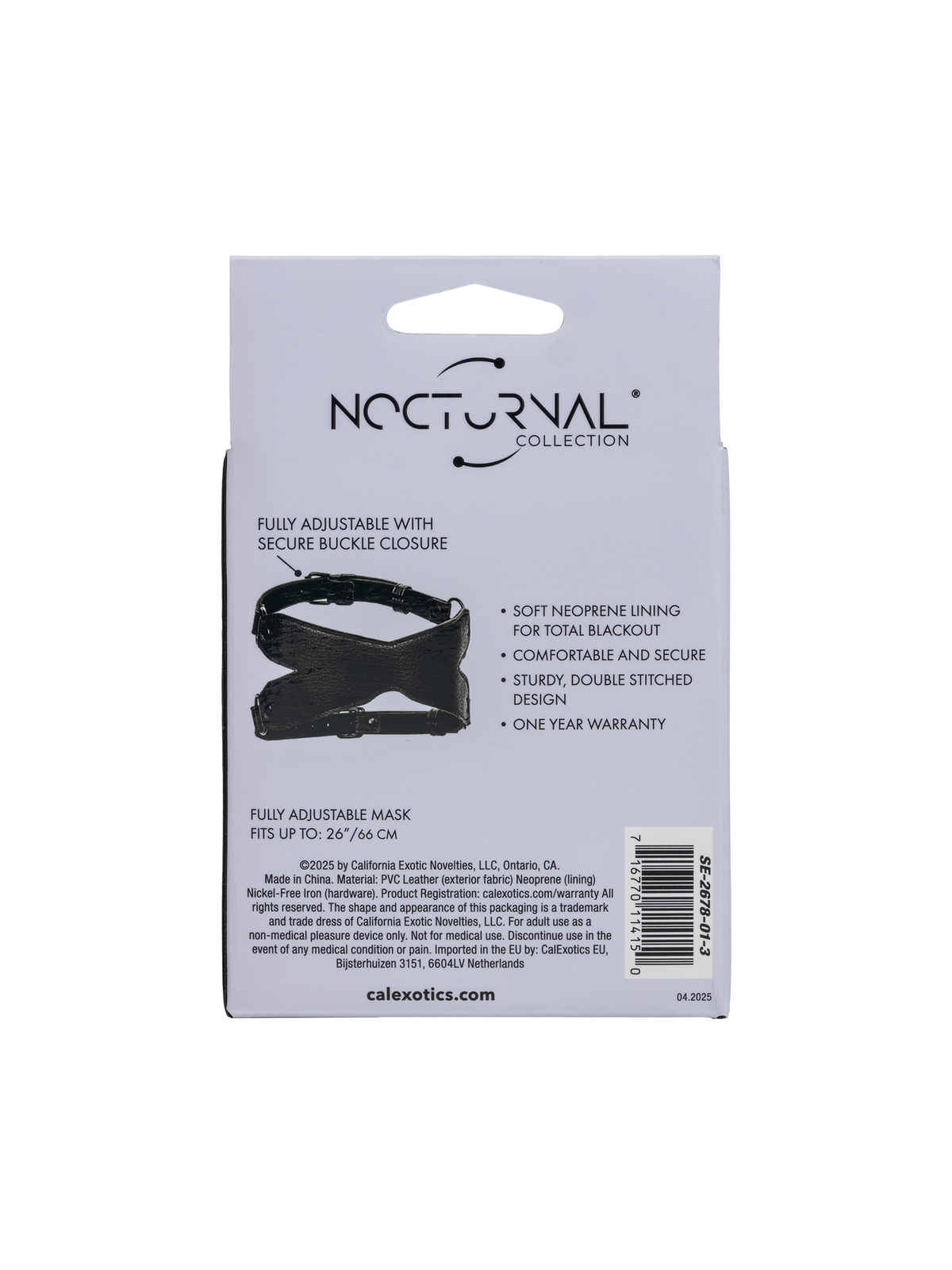 Nocturnal X-Mask Blindfold