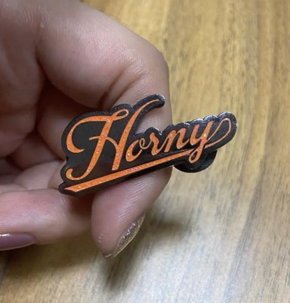 Monster Cliche Horny Pin