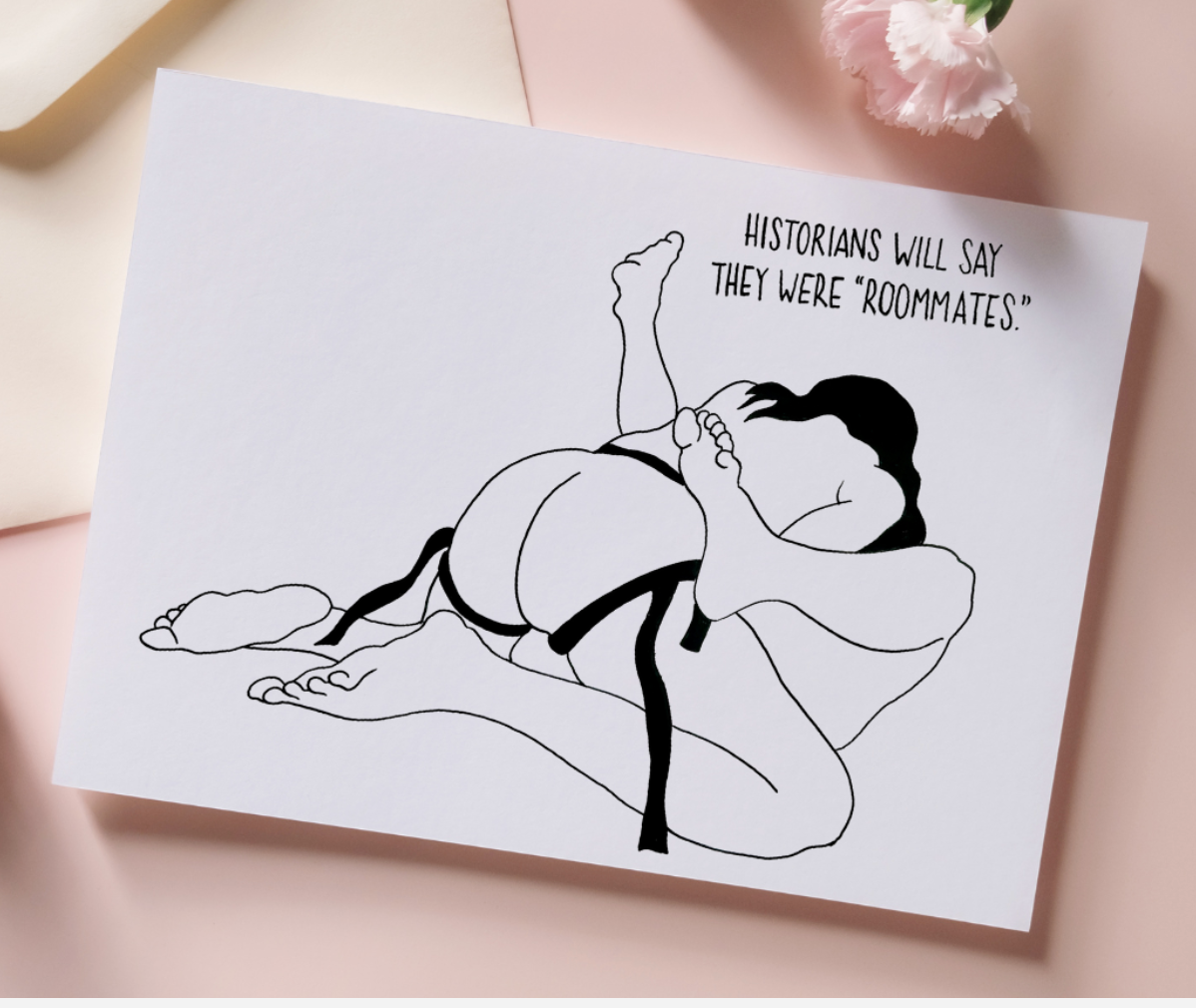 They Were Roommates Card