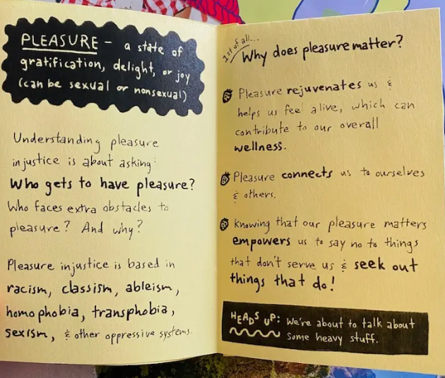 What Is Pleasure Injustice? Mini Zine
