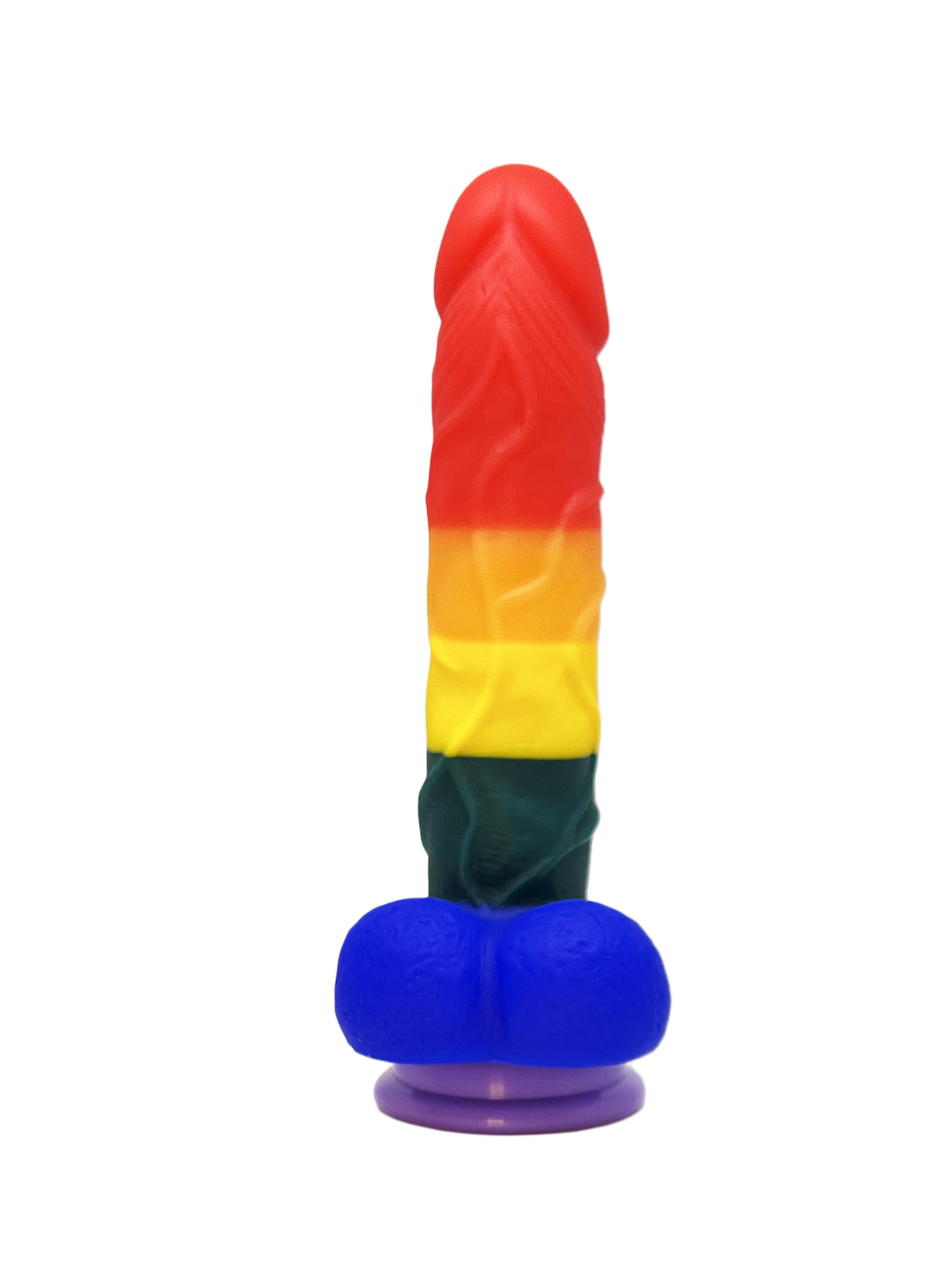 Another Gay Rainbow Dildo from back