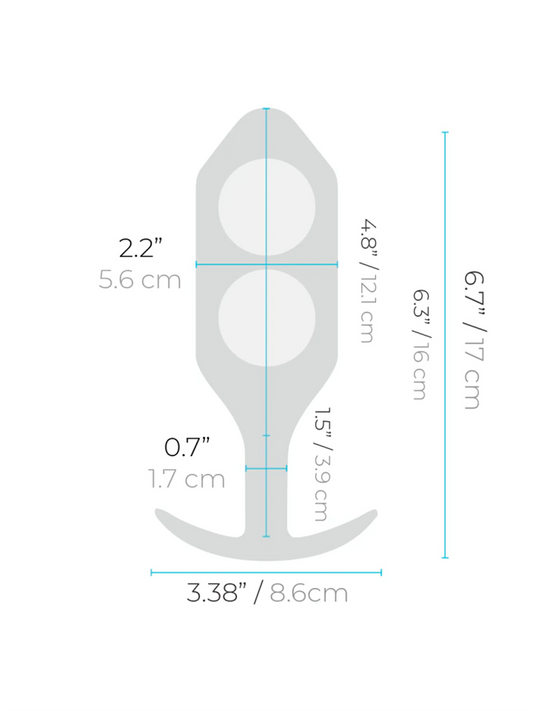 b-Vibe Snug Plug 6 Dimensions