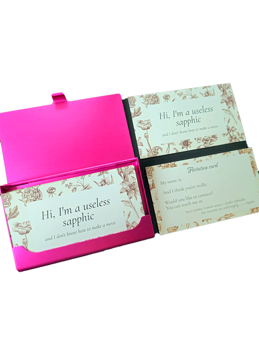 Sapphic Flirtation Cards