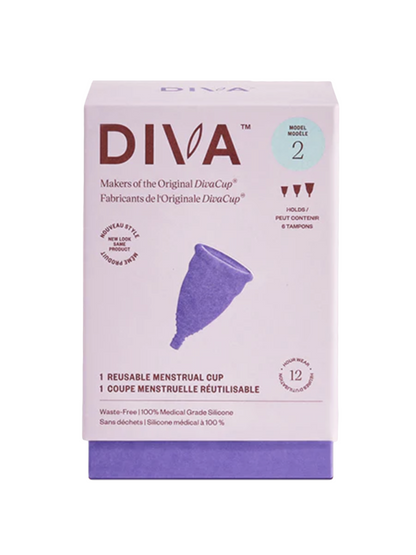 Diva Cup Menstrual Cup Size 2