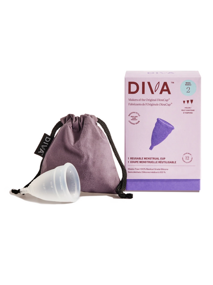Diva Cup Menstrual Cup Box Contents