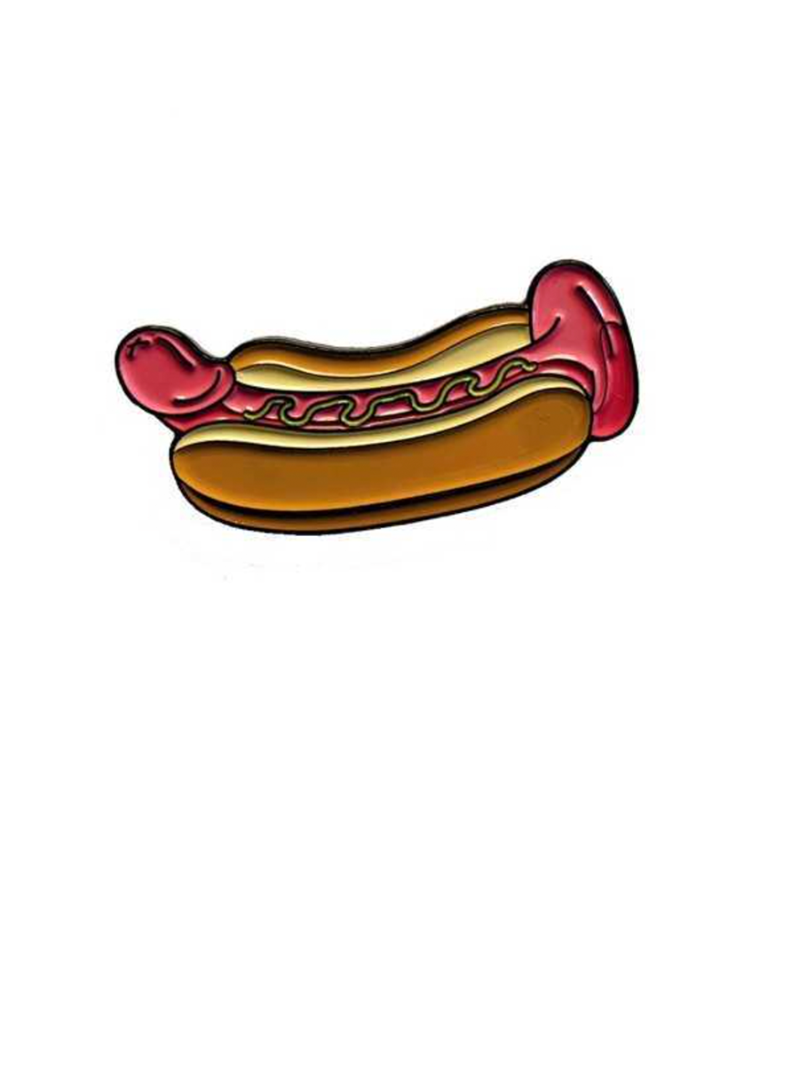 Hot Dickety Dog Pin