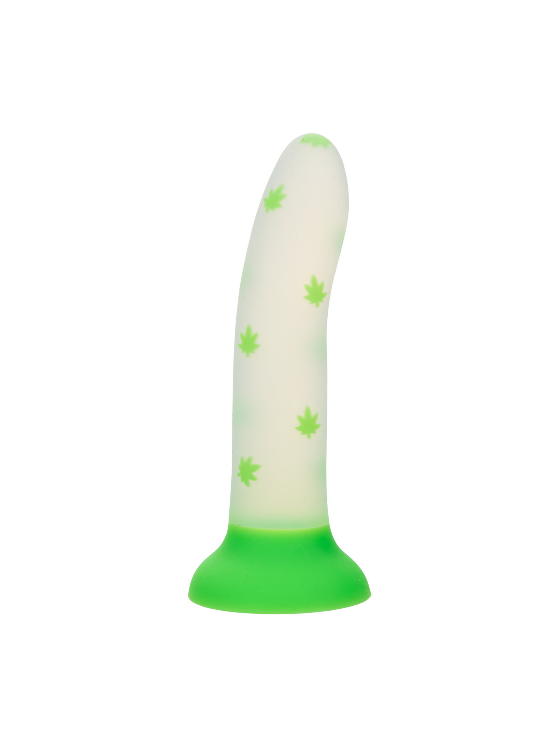 Glow Stick Leaf Dildo with green base