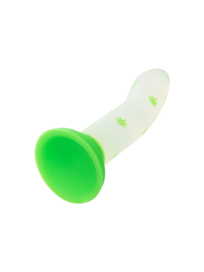 Glow Stick Leaf Dildo with Suction Cup
