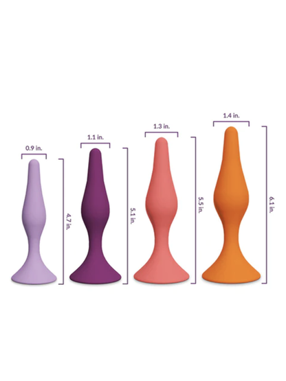 IntimateRose Anal Dilators Large with dimensions