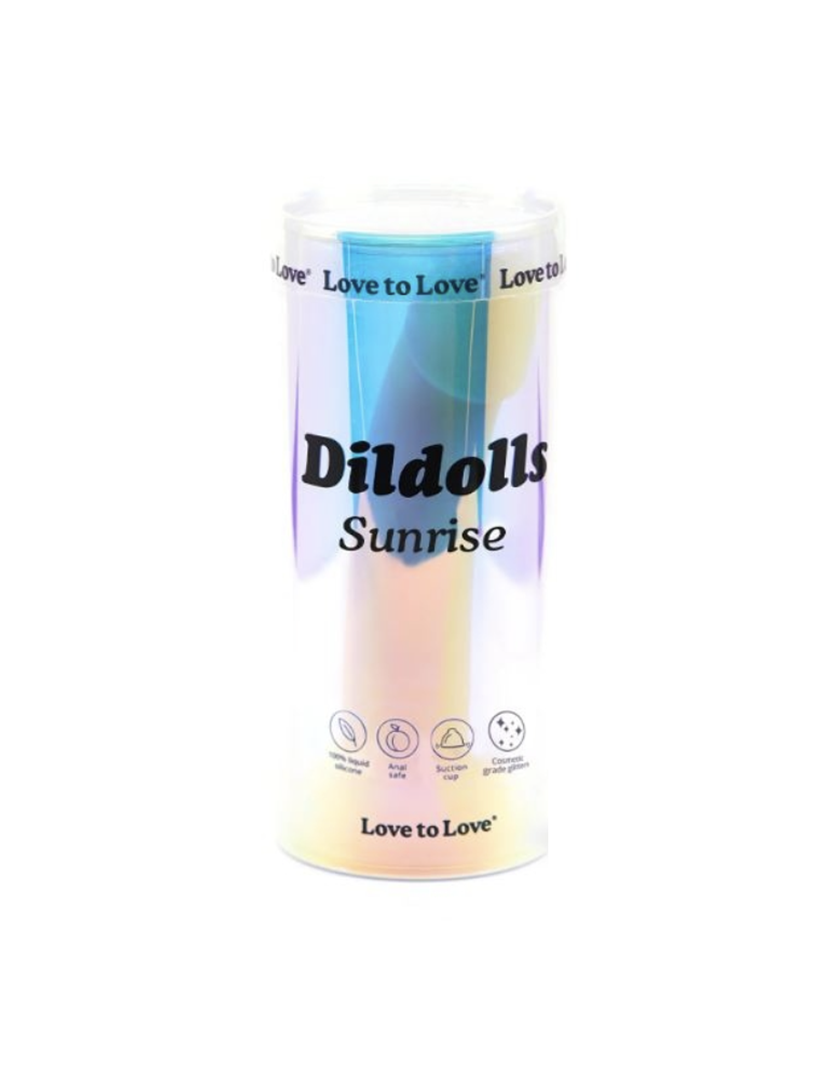 LoveToLove Sunrise Silicone Dildo Package