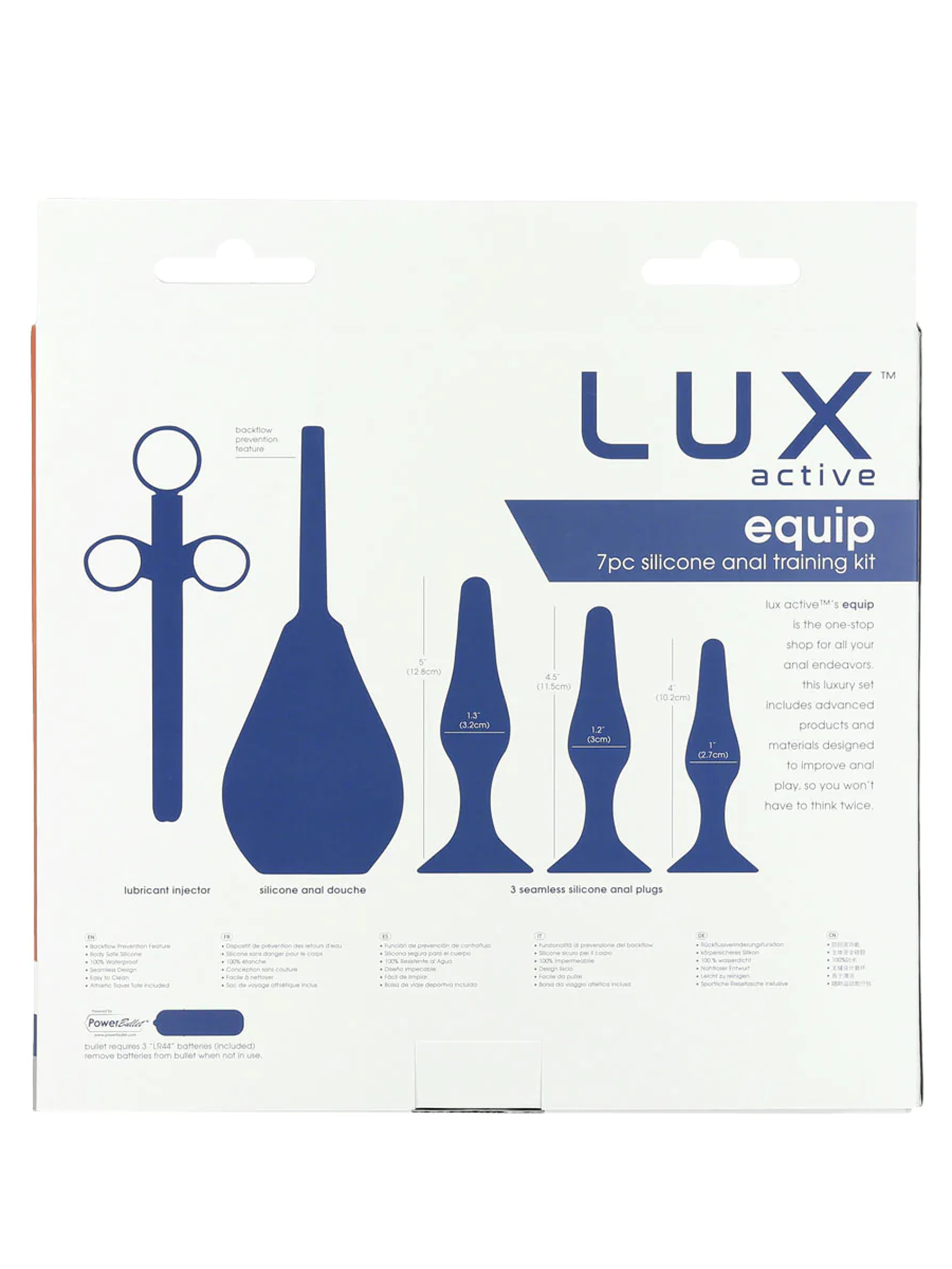 Luxe Active Equip Anal Trainer Kit - Come As You Are Luxe Active Equip Anal Trainer Kit - Come As You Are