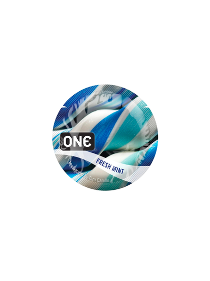 One FlavourWaves Mint Condom Single