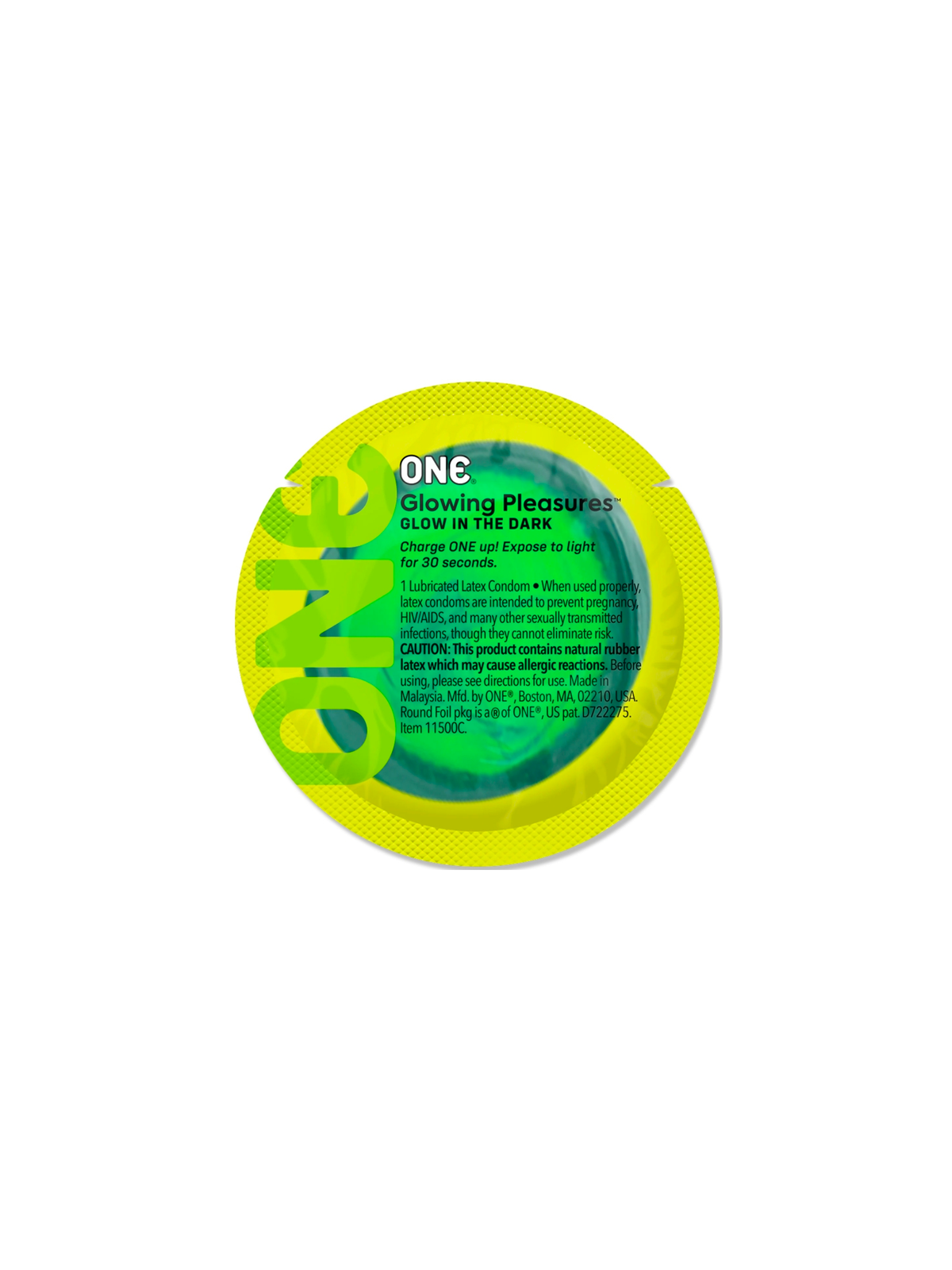 One Condom Glow In One Single Latex Condoms - Come As You Are