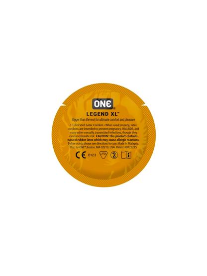 One The Legend Latex Condom single