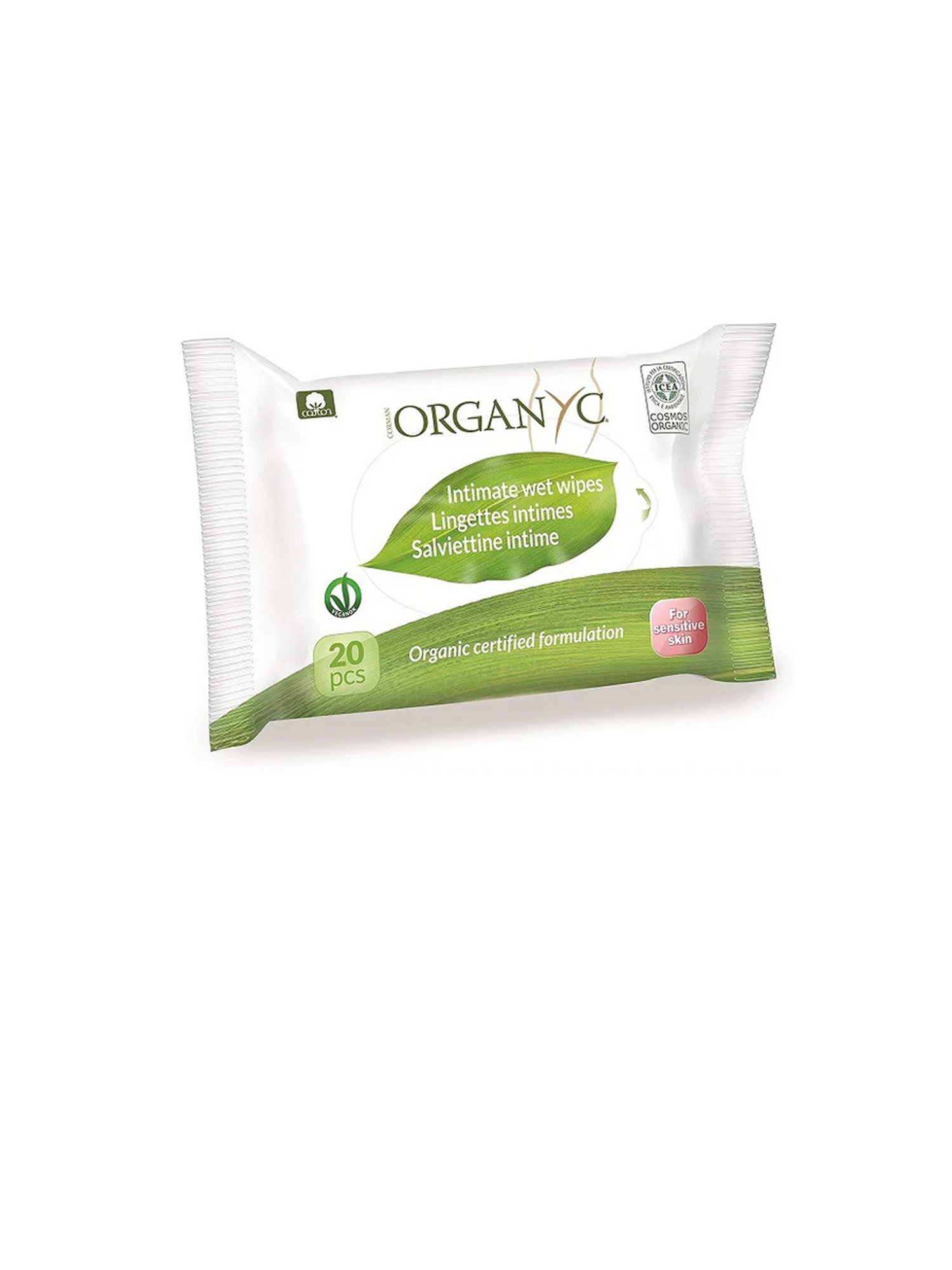 Organyc Intimate Wet Wipes