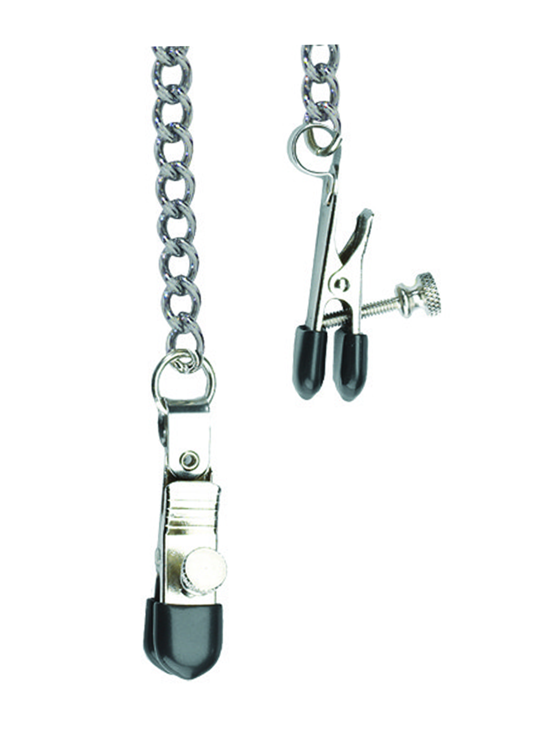 Spartacus Broad Tip Nipple Clamps silver detail