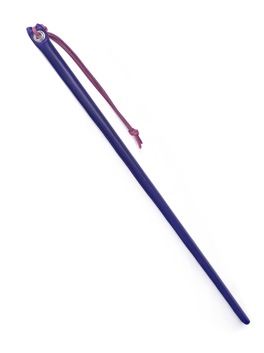 Spartacus Leather Wrapped Cane in Purple