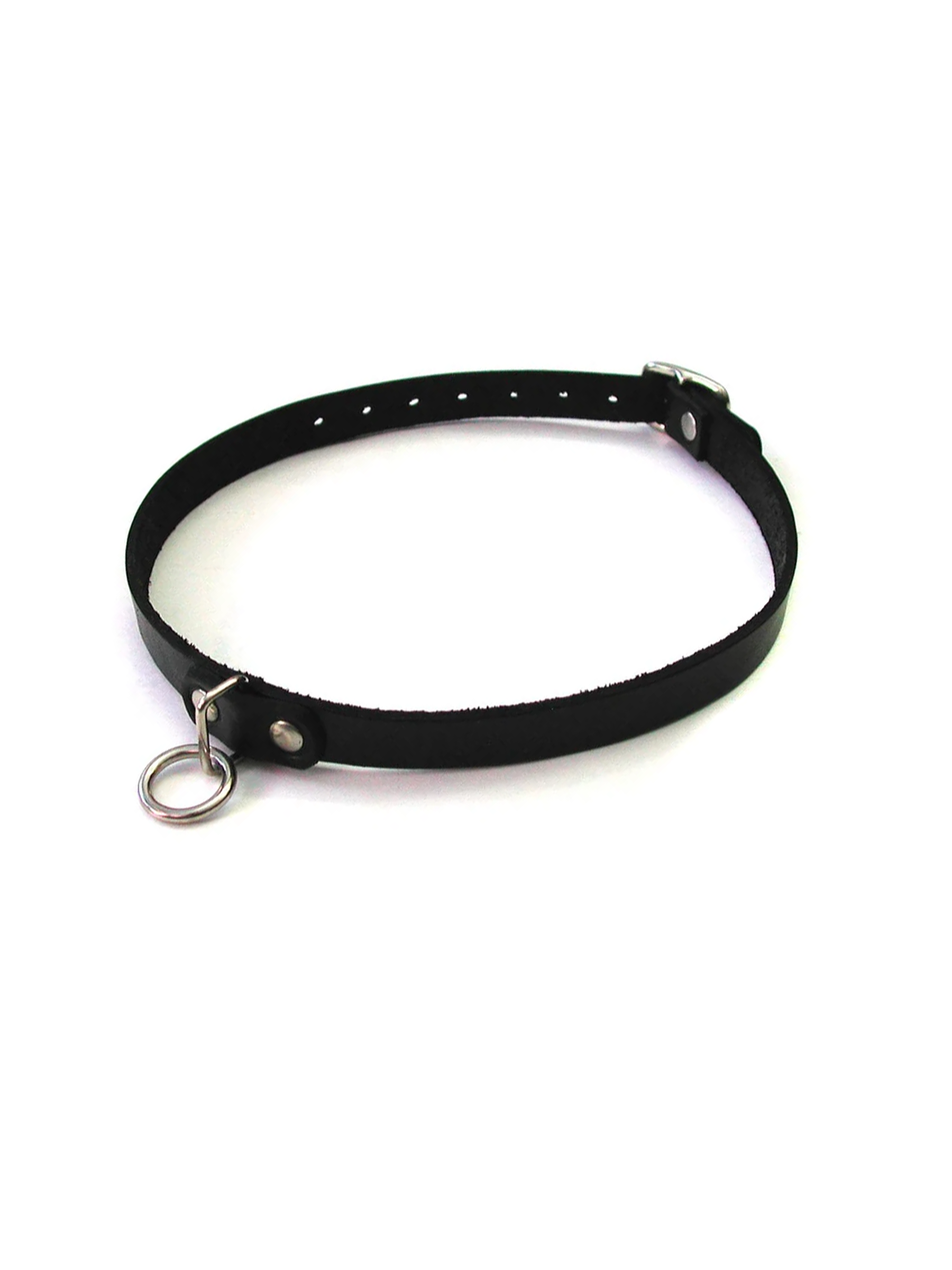 Stockroom Leather Choker Collar in Black