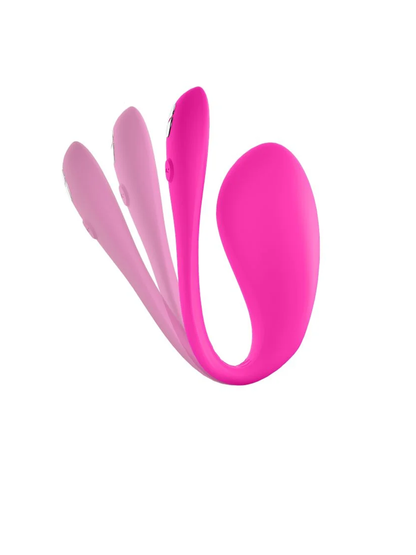 We-Vibe Jive 2 in Electric Pink with Bulbous inserted portion and flexible external control