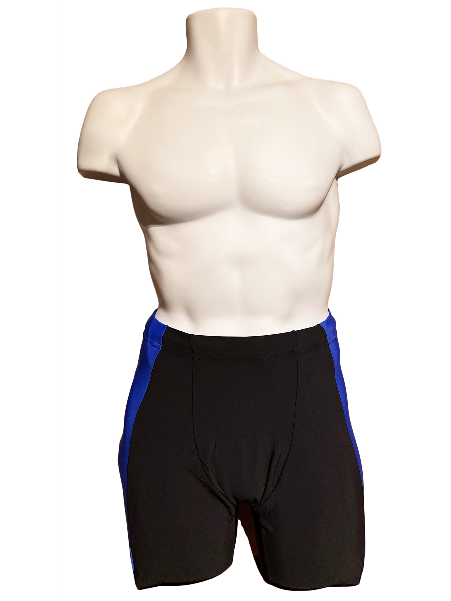 Underworks Swim Trunks in Blue and Black from front