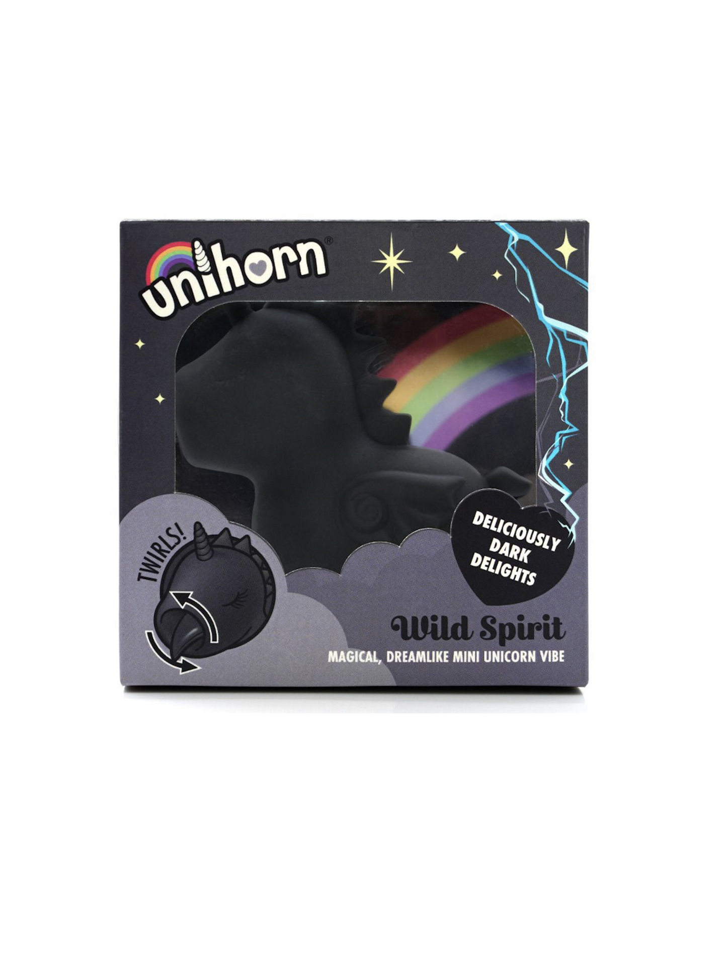 Unihorn Wild Spirit Flutter Vibrator in Box