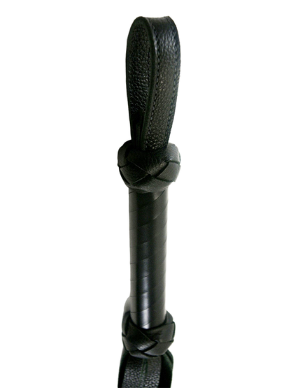 6Whips Classic Leather Flogger Detail - Come As You Are