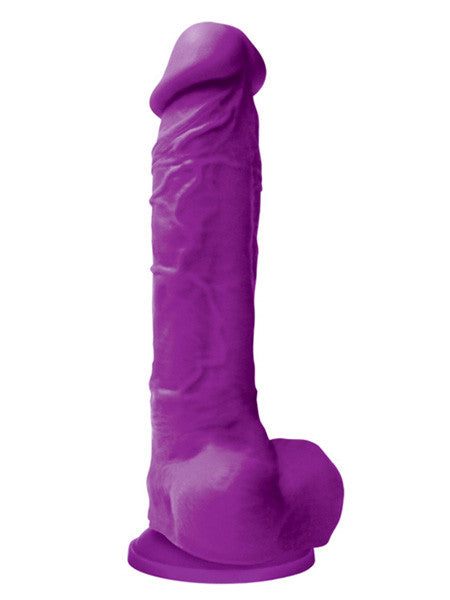 Big Buddy Silicone Dildo Purple - Come As You Are