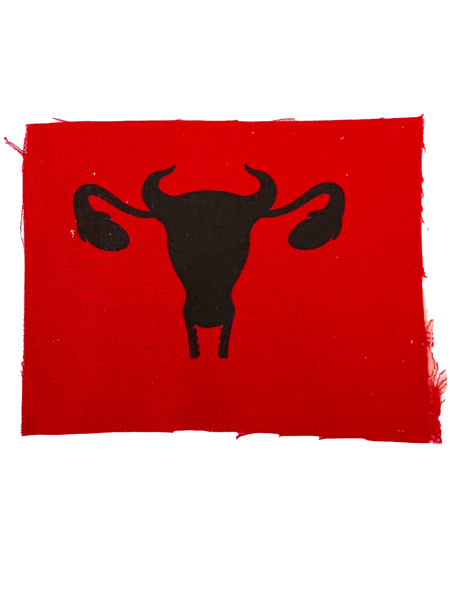 Microcosm Uterus Power Patch in Red